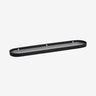 Nordal - SOTRA hylde med glas, L, sort metal – L60 × D13,5 × H2,5 cm
