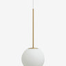 Nordal - SETH pendel – mat hvid – Ø25 × H68 cm