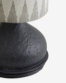 Nordal - ARITO bordlampe – sort – Ø21,5 × H45 cm
