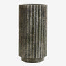 Nordal - LOON vase – grøn marmor – Ø12 × H24 cm
