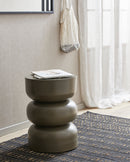 Nordal - ALMA sidebord - Mørkegrøn, Ø36cm,H:50cm