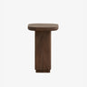 Nordal - TOKE sidebord – mørkebrun – L32 × B32 × H48,5 cm