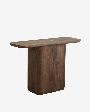 Nordal - TOKE konsolbord – mørkebrun – L120 × B40 × H80 cm