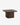 Nordal - TOKE sofabord – mørkebrun – L70 × B70 × H40 cm