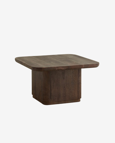 Nordal - TOKE sofabord – mørkebrun – L70 × B70 × H40 cm