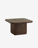 Nordal - TOKE sofabord – mørkebrun – L70 × B70 × H40 cm
