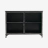 Nordal - DOWNTOWN skænk – sort – L104 × D35 × H74 cm