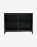 Nordal - DOWNTOWN skænk – sort – L104 × D35 × H74 cm