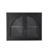 Bloomingville - Lario Skab, Sort, Fyr - L62 × H49 × B23 cm