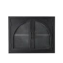 Bloomingville - Lario Skab, Sort, Fyr - L62 × H49 × B23 cm