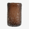 Nordal - CLYDE vase, L – brun – Ø15 × H25 cm