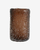 Nordal - CLYDE vase, L – brun – Ø15 × H25 cm