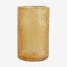 Nordal - CLYDE vase, L – ravfarvet – Ø15 × H25 cm