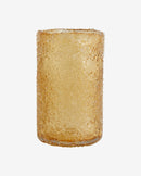 Nordal - CLYDE vase, L – ravfarvet – Ø15 × H25 cm