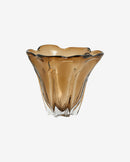 Nordal - FLOTTA vase – brun – Ø25 × H22 cm