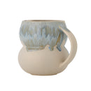 Bloomingville - Luna Flødekande, Blå, Stentøj - Ø14 × H15 cm