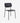 Nordal - ESA spisebordsstol – sort – B45 × D50 × H79 cm