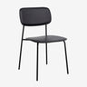 Nordal - ESA spisebordsstol – sort – B45 × D50 × H79 cm