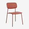 Nordal - ESA spisebordsstol – rustrød – B45 × D50 × H79 cm