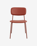 Nordal - ESA spisebordsstol – rustrød – B45 × D50 × H79 cm
