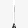 Nordal - Fatning med stofledning – sort – L300 cm
