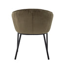 Bloomingville - Cortone Spisebordsstol, Grøn, Genanvendt polyester - L60 × H76 × B63 cm
