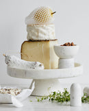 Nordal - IMATRA kagefad i hvid marmor,Ø30cm -> Køb her!