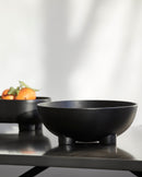 Nordal - ASPO skål, sort, rund – Ø30 × H11,5 cm
