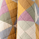Bloomingville - Crewe Quilt, Multifarvet, Bomuld OEKO-TEX® - L150 × B125 cm