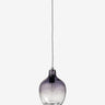 Nordal - BUBBLE glaslampe – røgfarvet – Ø20 × H26 cm