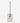 Nordal - BRIGHT cylinder pendel – klar – Ø12 × H22 cm