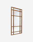 Nordal - SPIRIT vægspejl – stained birch træ – B101 × D5 × H203 cm