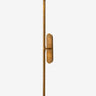 Nordal - LUNA væglampe, L – messing – 9 × 116 cm