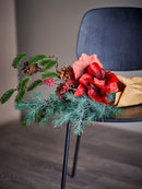 Bloomingville - Rubia Buket, Rød, Kunstige Blomster - Ø45xL105 cm