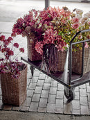 Bloomingville - Cestina Kurv, Brun, Polyrattan - Ø30 × H45/Ø34 × H55 cm, sæt med 2