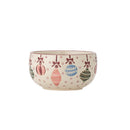 Bloomingville - Ornamentia Skål, Multifarvet, Stentøj - Ø13 × H7 cm, sæt med 4
