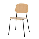 Bloomingville - Monza Spisebordsstol, Natur, Krydsfiner - L45 × H83 × B52 cm