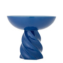 Bloomingville - Riley Opsats, Blå, Stentøj - Ø24,5 × H22 cm