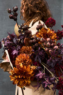Bloomingville - Waverly Buket, orange, Kunstige Blomster - Ø25 × H90 cm