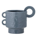 Bloomingville - Alfine Urtepotteskjuler, Blå, Stentøj - L24 × H19 × B15 cm