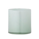 Bloomingville - Sakkara Fyrfadsstage, Grøn, Glas - Ø8 × H8 cm