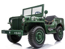 Ny model! Army - Classic Explorer, 24V elbil, 4x4, Stor 4x120W, stor model m. 3 sæder,