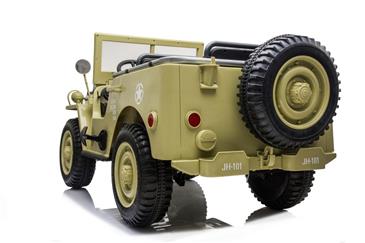 Explorer, 4x24V elbil, 4x4 olivengrøn, 3 pers.