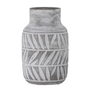 Bloomingville - Saku Vase, Grå, Keramik - Ø17 × H27,5 cm