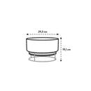 Elho - B.for Studio Bowl Urtepotte, Ø30cm,H: 19cm, rød