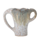 Bloomingville - Ledger Vase, Grøn, Stentøj - L26 × H21 × B15 cm