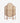 Nordal - BALI rumdeler i rattan og flet – natur – B130 × D3 × H180 cm