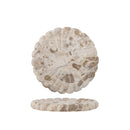 Bloomingville - Marlie Fad, Natur, Marmor - Ø22,5 × H2,5 cm