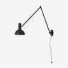 Nordal - FREYA væglampe – sort – L65 × D20 × H70 cm