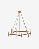 Nordal - Lysekrone til 20 lys – messing – Ø142 × H120 cm